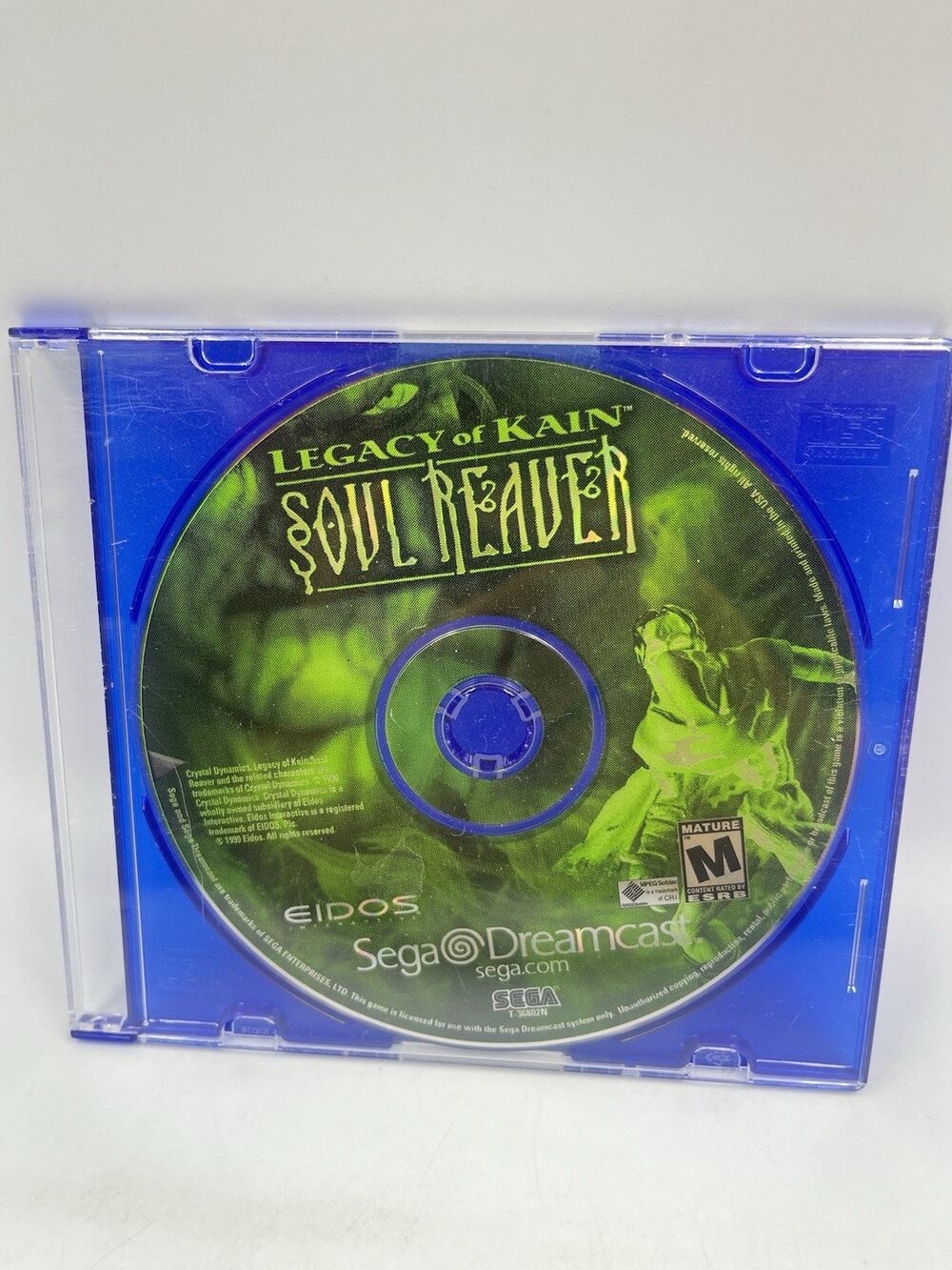 Legacy of Kain: Soul Reaver (Sega Dreamcast, 2000) Disc Only Tested Working